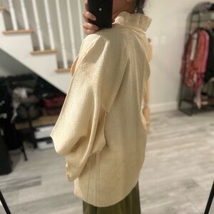 Japanese vintage one of a kind kimono / cream